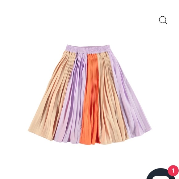 Colorful Pleated Skirt by Molo. Euro 158 - Picture 2 of 5